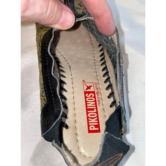 Pikolinos ROMANA Heeled Sandals - Women's Size 37 -‎ Made in Spain - Floral - Picture 11 of 13